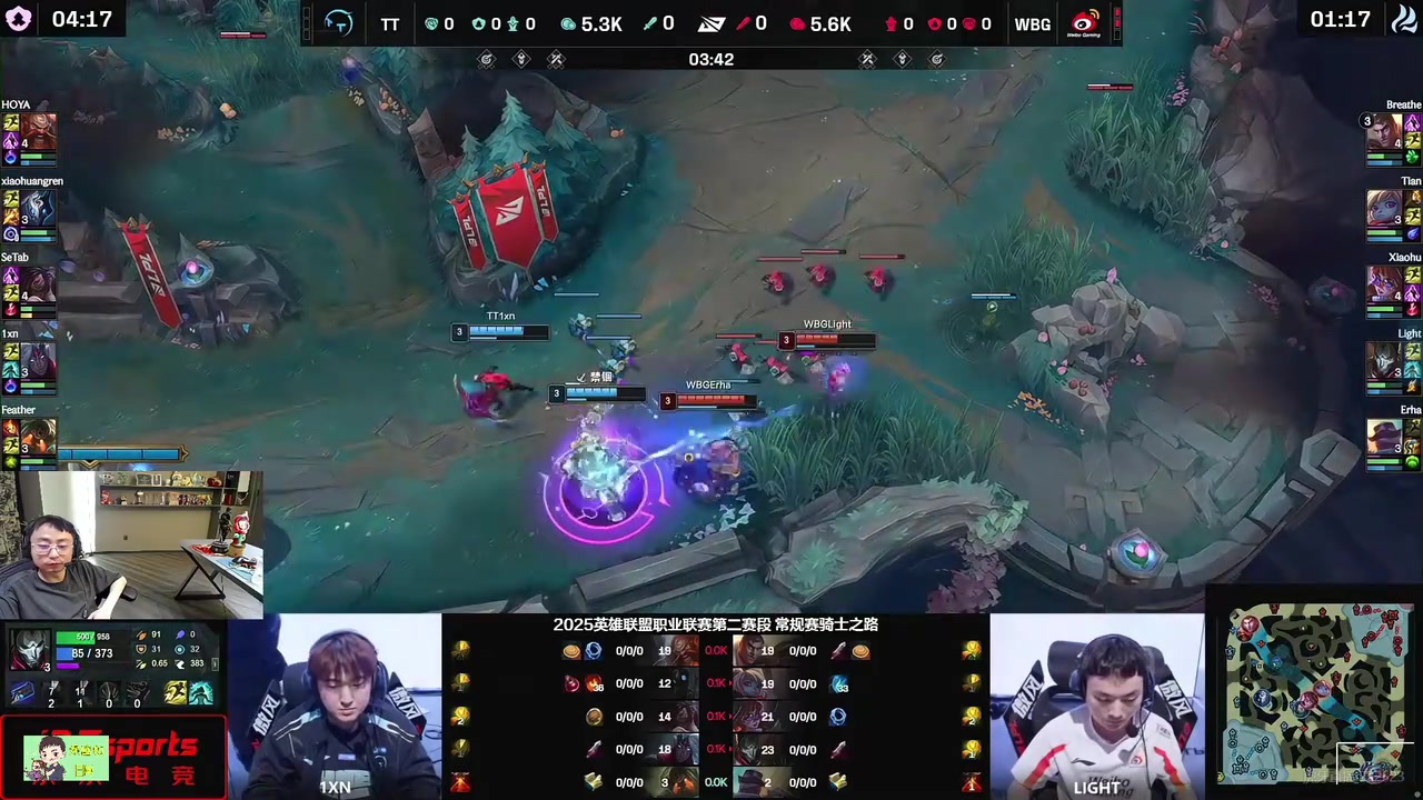 jinnianhui金年会K神看WBG3-0零封TT：实力差距太大！北川走后TT没人有思路了！